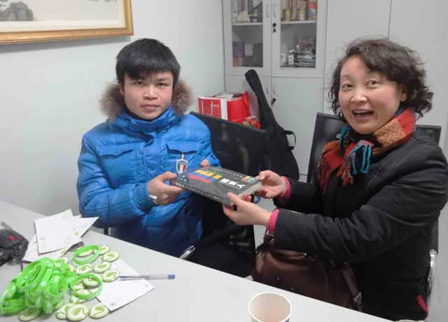 对北川学子小李的志愿活动培训
