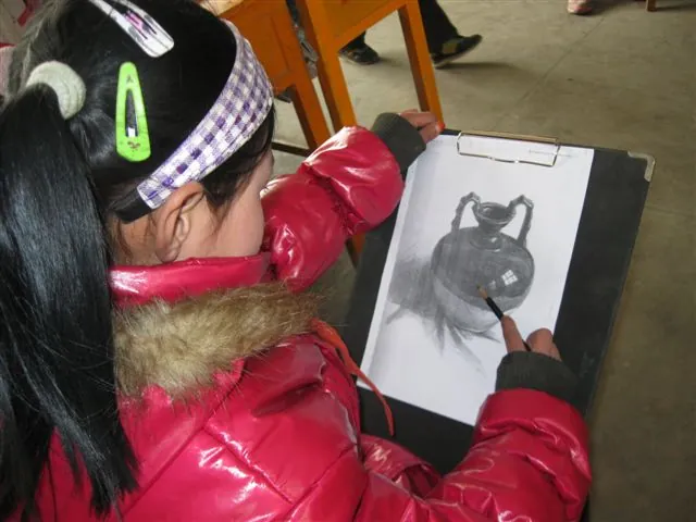 解放小学“小画家”活动剪影