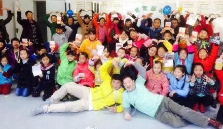心在一起项目--向峨小学现场活动开始