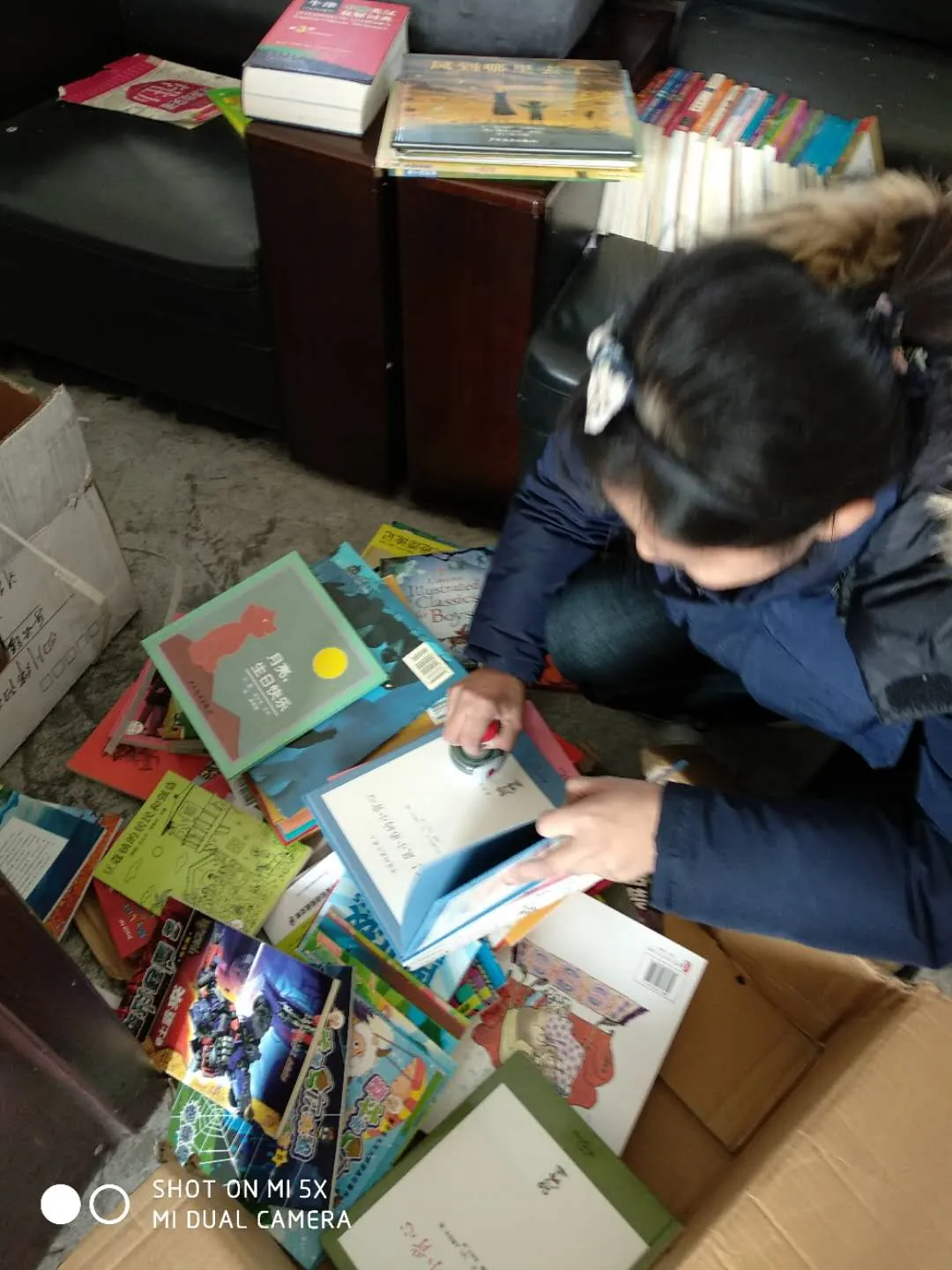 阳光种子捐赠图书送达四川绵阳市乐兴镇小学