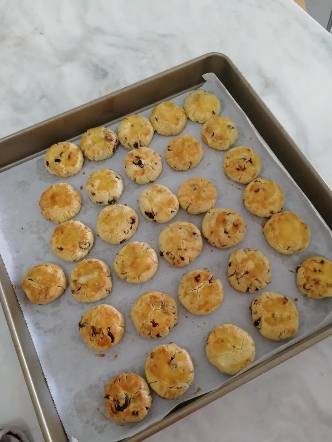 三桥烘焙社作品——蔓越莓奶香小酥饼