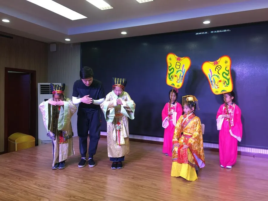 黄楼小学戏剧社第八、九期社团课