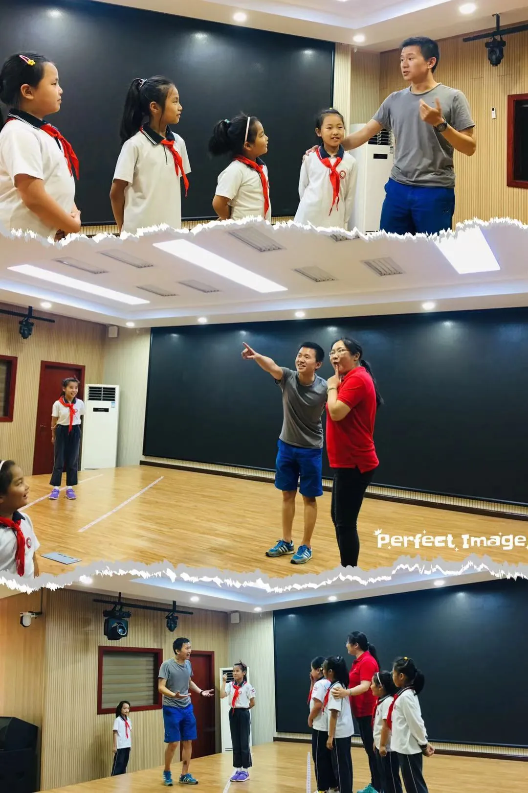黄楼小学戏剧社日常训练