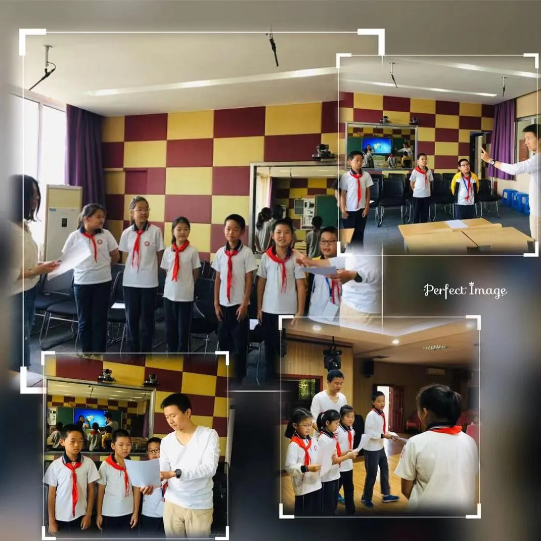 黄楼小学戏剧社排练记录