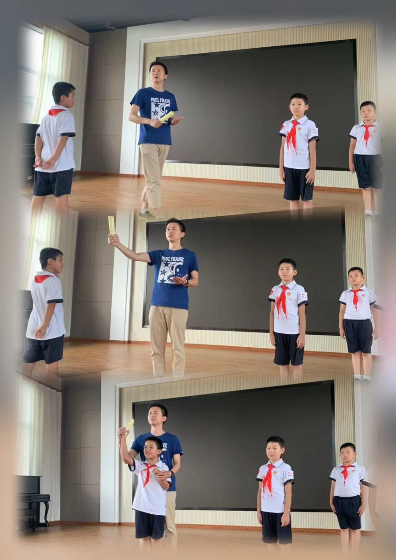 唐镇小学戏剧社日常排练——《少年中国说》
