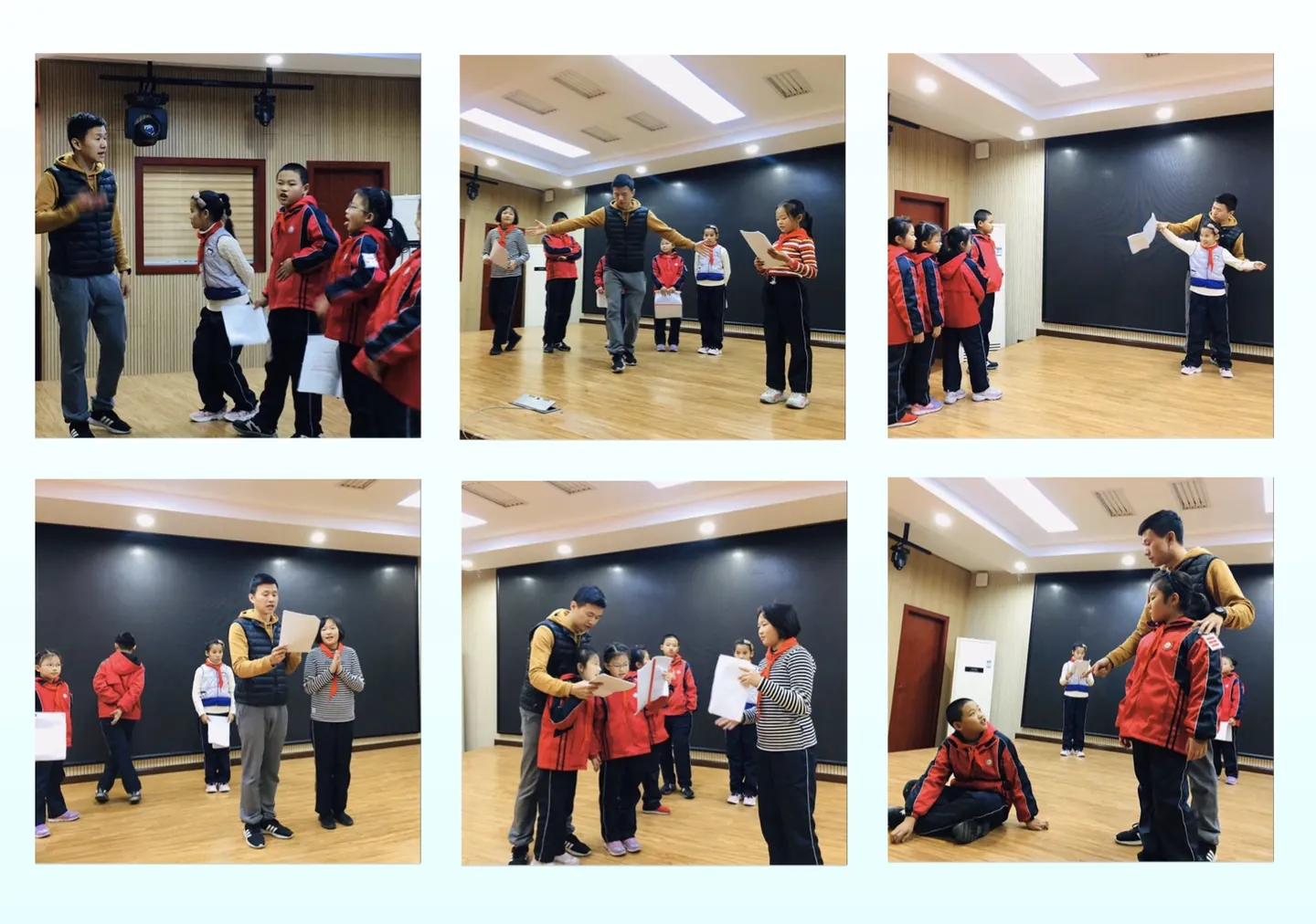 黄楼小学戏剧社排练日常