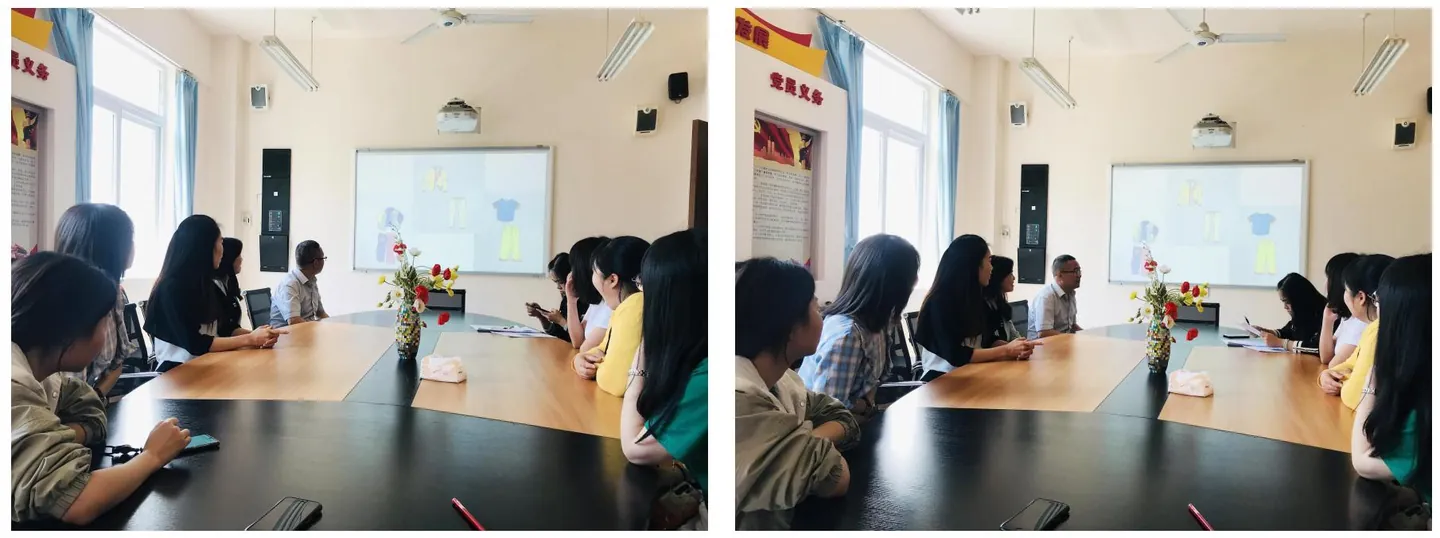 都江堰特教学校少先队组织阳光种子校服样式讨论确定会